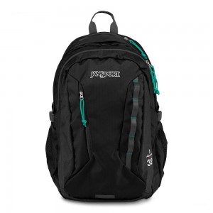 Batohy Batoh Na Notebook JanSport Agave Černé | CZXBR22564