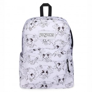 Batohy Batoh Na Notebook JanSport SuperBreak® Plus Bílé | CZICD96844