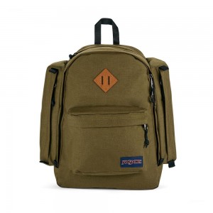 Batohy Turistický Batoh JanSport Field Pack Olivy Zelené | CZDYB15110