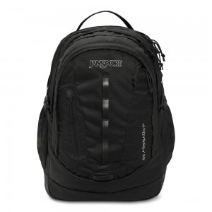 Batohy Turistický Batoh JanSport Odyssey Černé | UCZND83042