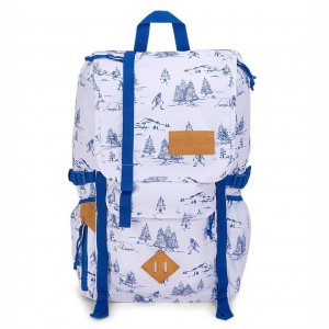 Batohy Školní batohy JanSport Hatchet Bílé Blankyt | CZICD39321