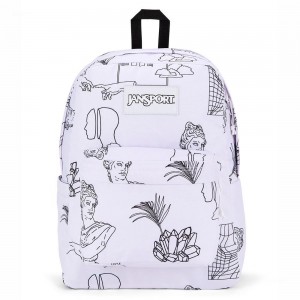 Batohy Školní batohy JanSport SuperBreak® Bílé | XCZGW74898