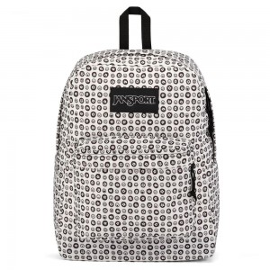 Batohy Školní batohy JanSport SuperBreak® Plus Bílé Černé | CZXBR91526