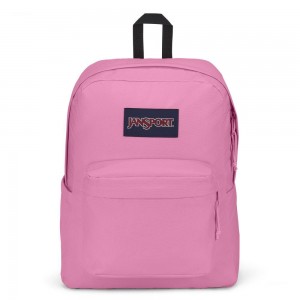 Batohy Školní batohy JanSport SuperBreak® Plus Růžové | CZZPD82861