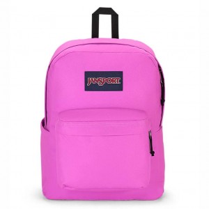 Batohy Školní batohy JanSport SuperBreak® Plus Růžové | MCZFT75729