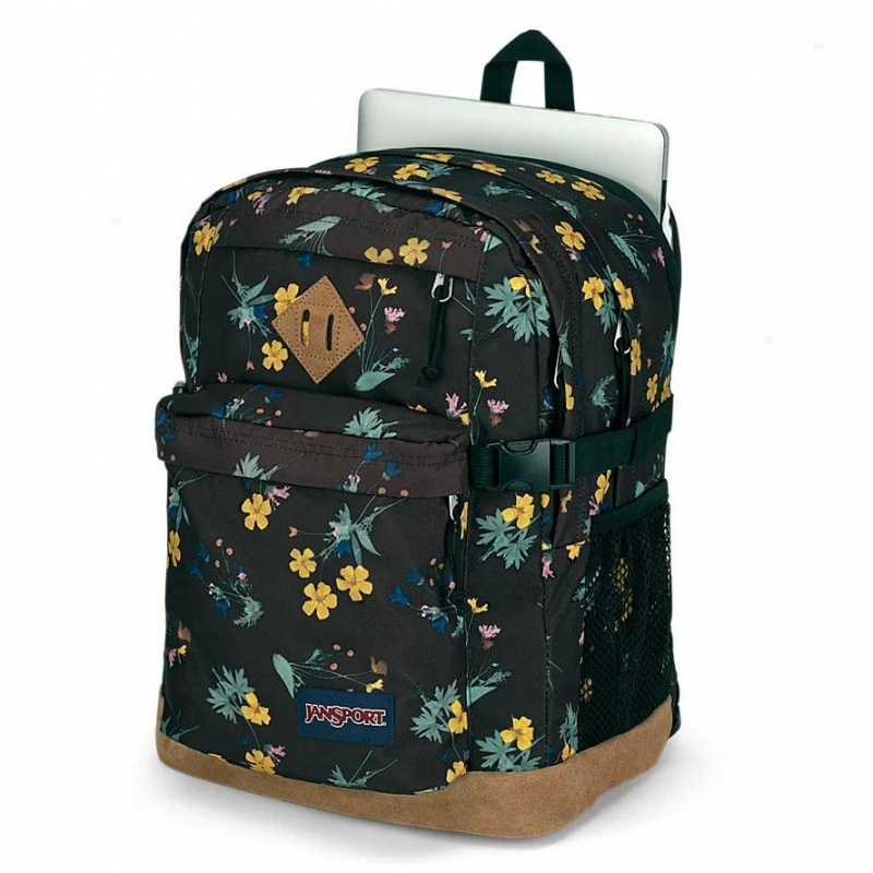 Batohy Batoh Na Notebook JanSport DARK FLORA BUNDLE Hnědé | XCZBH46534