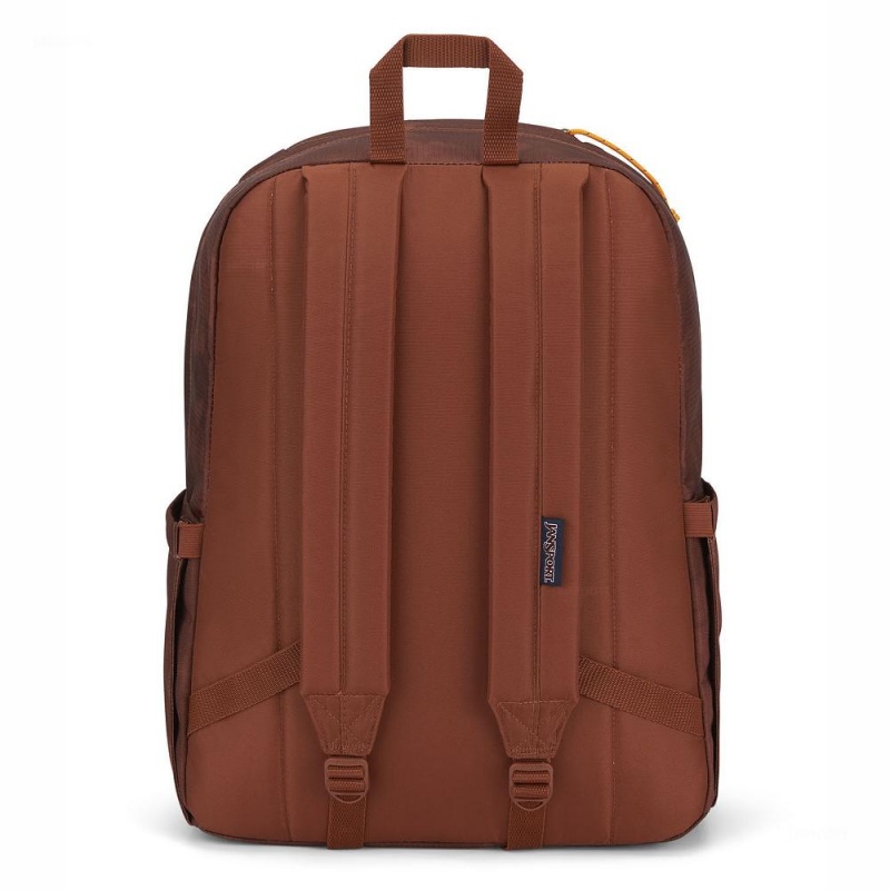 Batohy Batoh Na Notebook JanSport DOUBLE BREAK FX Hnědé | CZIIZ52938