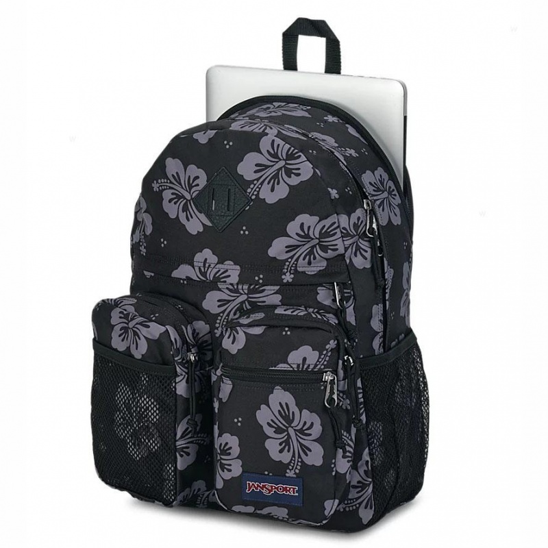 Batohy Batoh Na Notebook JanSport GRANBY Černé Šedé | CZQAV75490