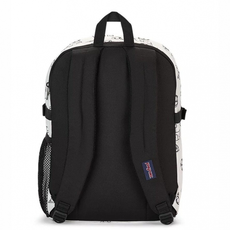 Batohy Batoh Na Notebook JanSport Main Campus Bílé | CZDYB78209