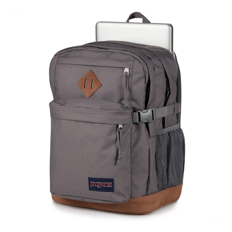 Batohy Batoh Na Notebook JanSport SUEDE CAMPUS Tmavě Šedé | CZJBT21779