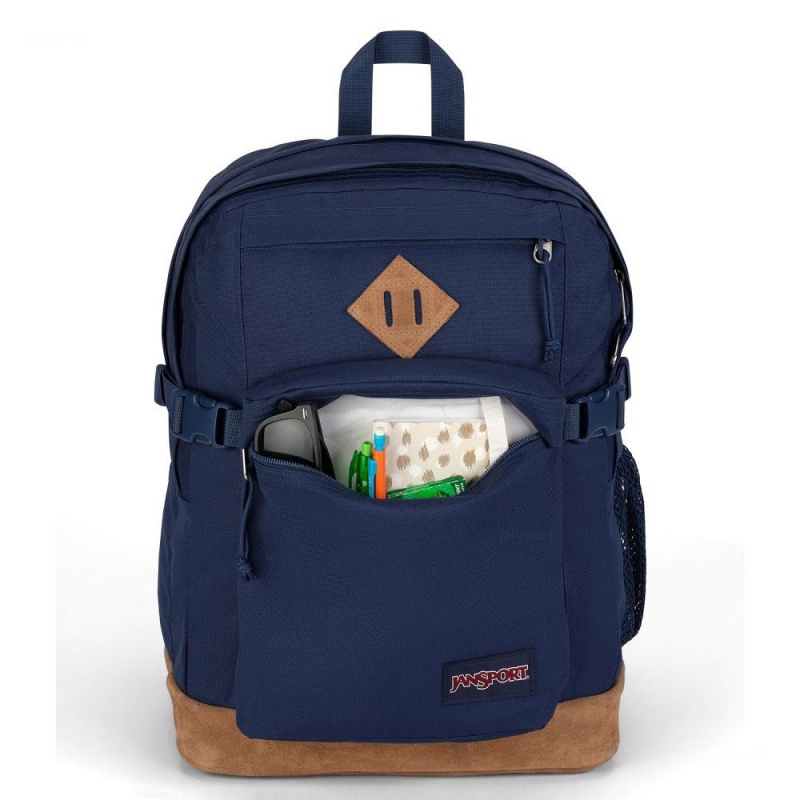 Batohy Batoh Na Notebook JanSport SUEDE CAMPUS Tmavě Blankyt | SCZNY10221