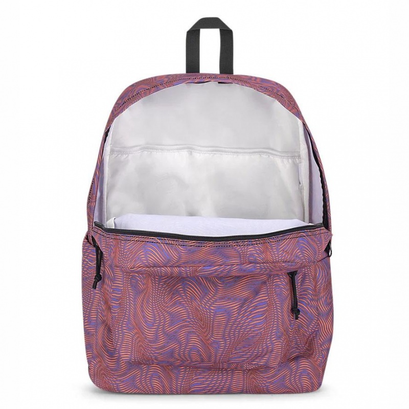 Batohy Batoh Na Notebook JanSport SuperBreak® Plus Fialové Oranžové | SCZNY80266