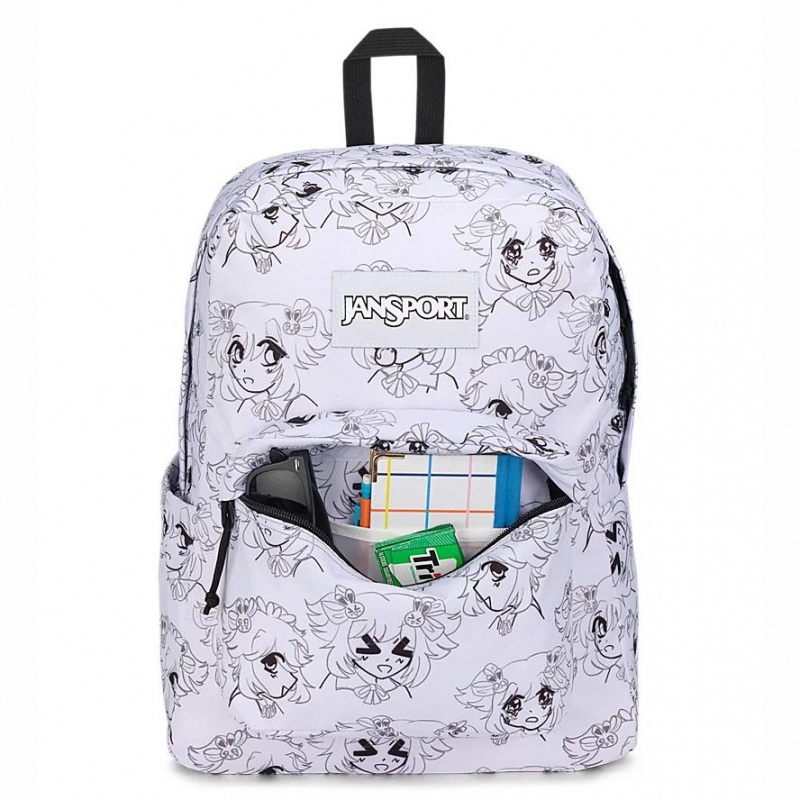 Batohy Batoh Na Notebook JanSport SuperBreak® Plus Bílé | CZICD96844