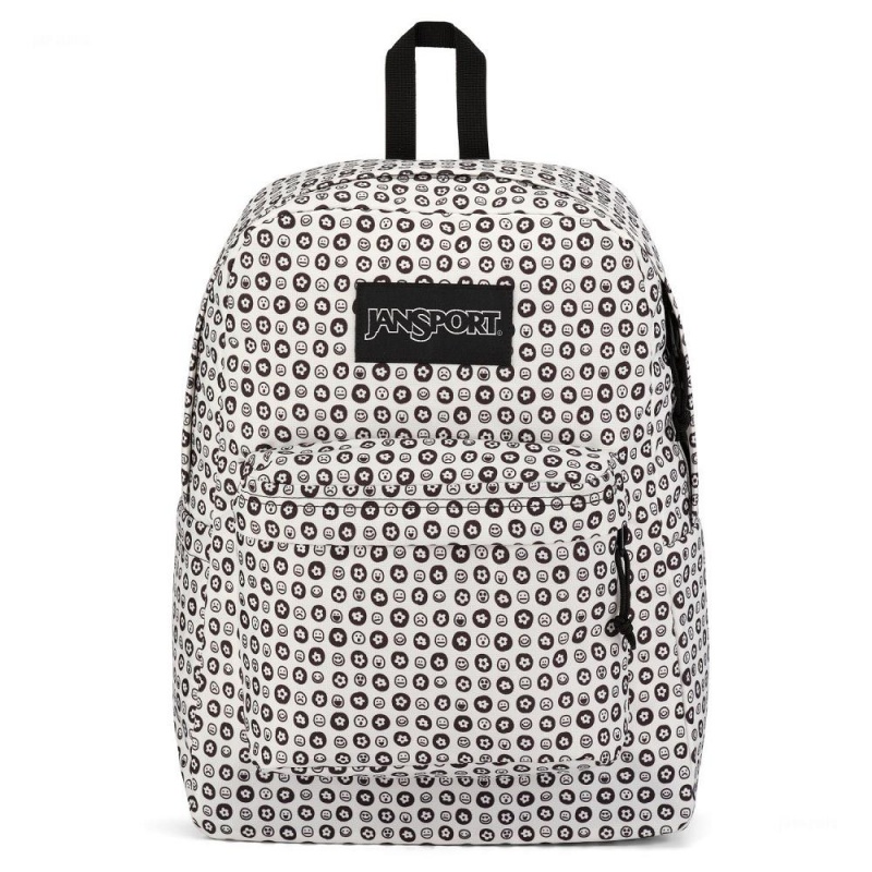 Batohy Batoh Na Notebook JanSport SuperBreak® Plus Bílé Černé | CZEGJ92907