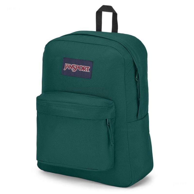 Batohy Batoh Na Notebook JanSport SuperBreak® Plus Tmavě Zelene | CZNZX63849