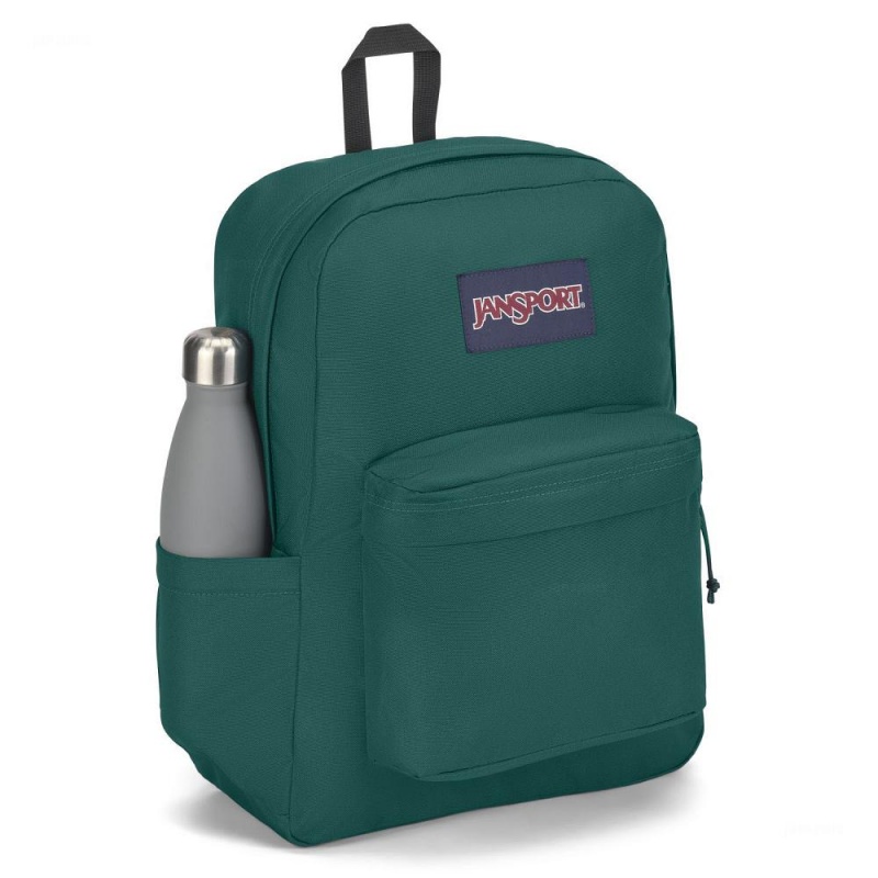 Batohy Batoh Na Notebook JanSport SuperBreak® Plus Tmavě Zelene | CZNZX63849