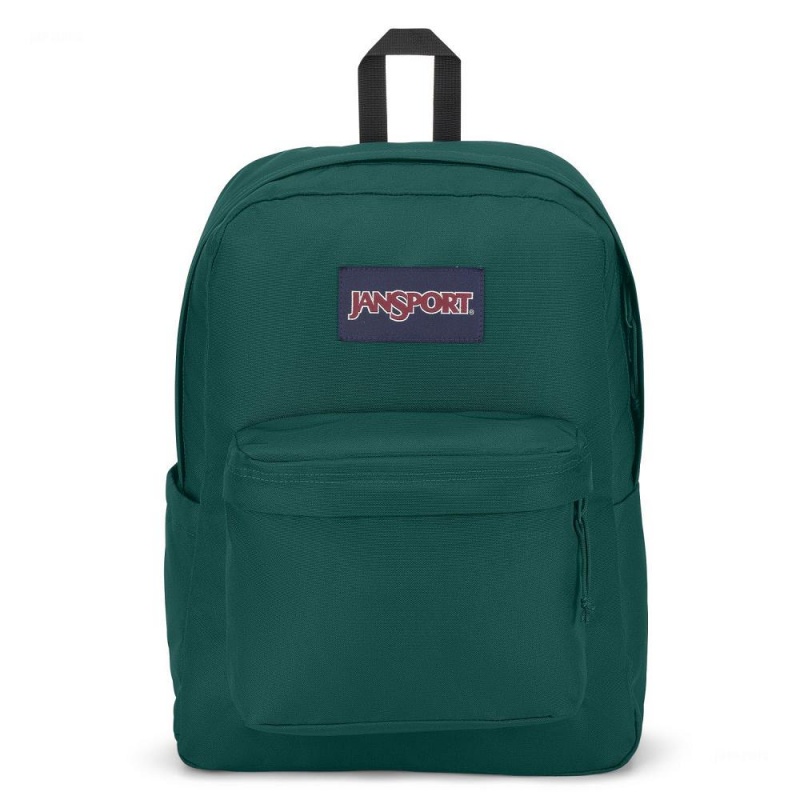 Batohy Batoh Na Notebook JanSport SuperBreak® Plus Tmavě Zelene | CZNZX63849