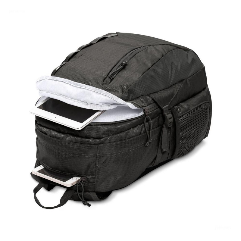 Batohy Turistický Batoh JanSport Agave Černé | GCZEC29647