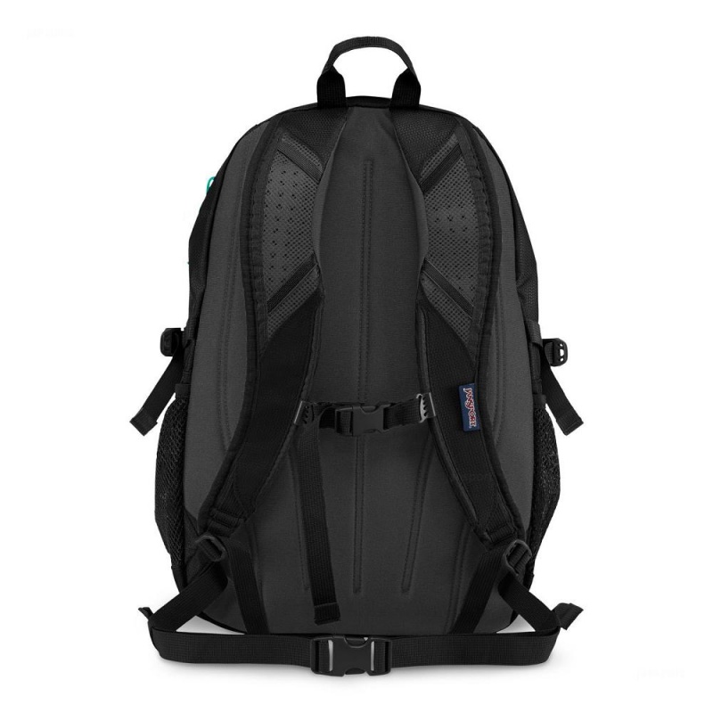 Batohy Turistický Batoh JanSport Agave Černé | CZNEJ70829