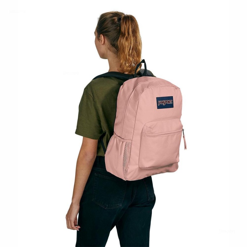 Batohy Školní batohy JanSport CROSS TOWN Růžové | LCZTR63233