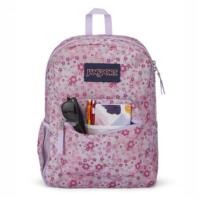 Batohy Školní batohy JanSport CROSS TOWN Růžové | ACZDF47916