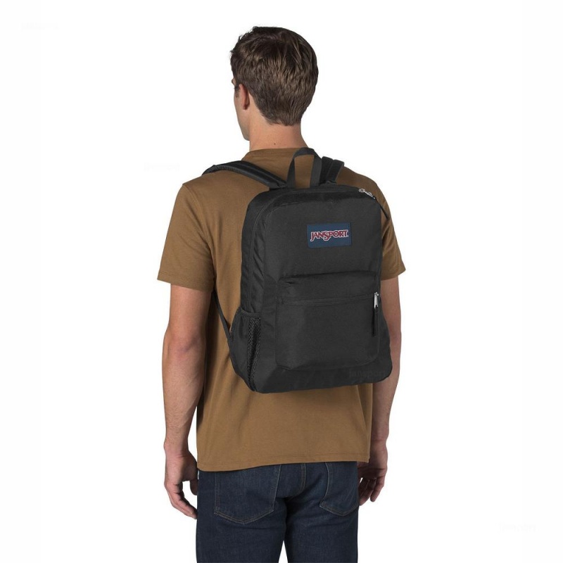 Batohy Školní batohy JanSport CROSS TOWN Černé | YCZGT34270