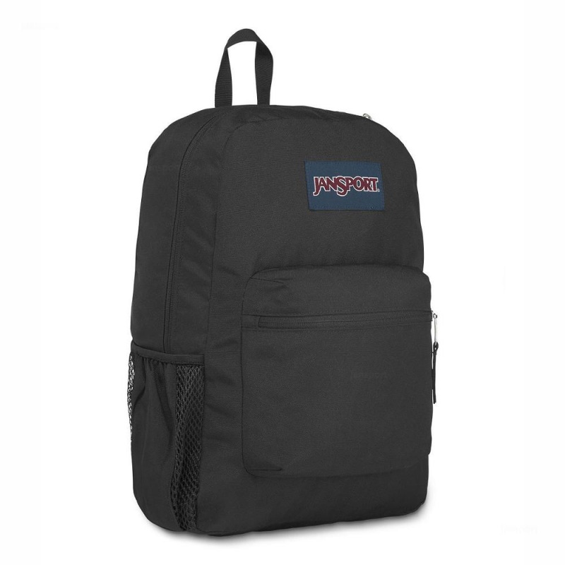 Batohy Školní batohy JanSport CROSS TOWN Černé | YCZGT34270