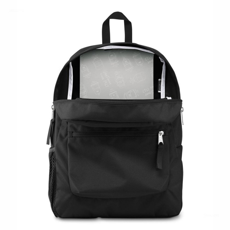 Batohy Školní batohy JanSport CROSS TOWN Černé | YCZGT34270