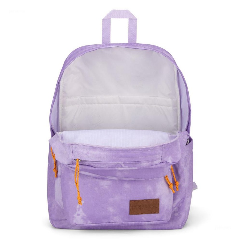 Batohy Školní batohy JanSport Double Break Fialové | CZICD36148