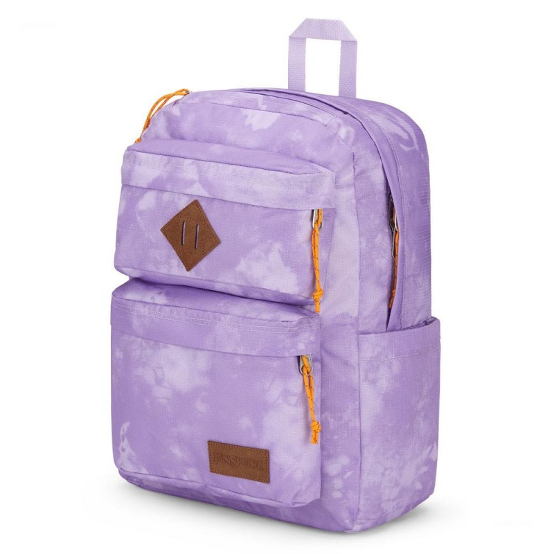 Batohy Školní batohy JanSport Double Break Fialové | CZICD36148