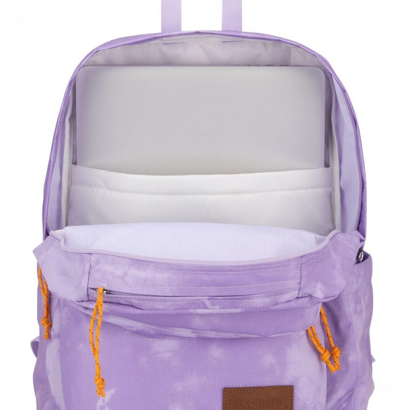 Batohy Školní batohy JanSport Double Break Fialové | CZICD36148