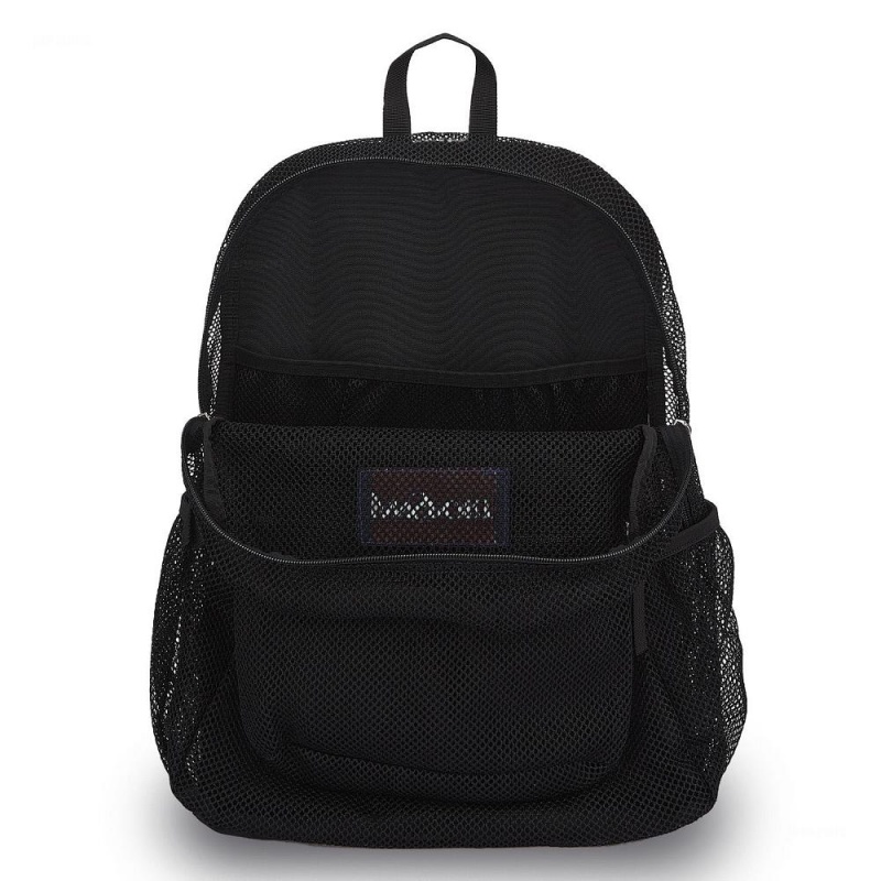 Batohy Školní batohy JanSport ECO MESH PACK Černé | CZZDE12909