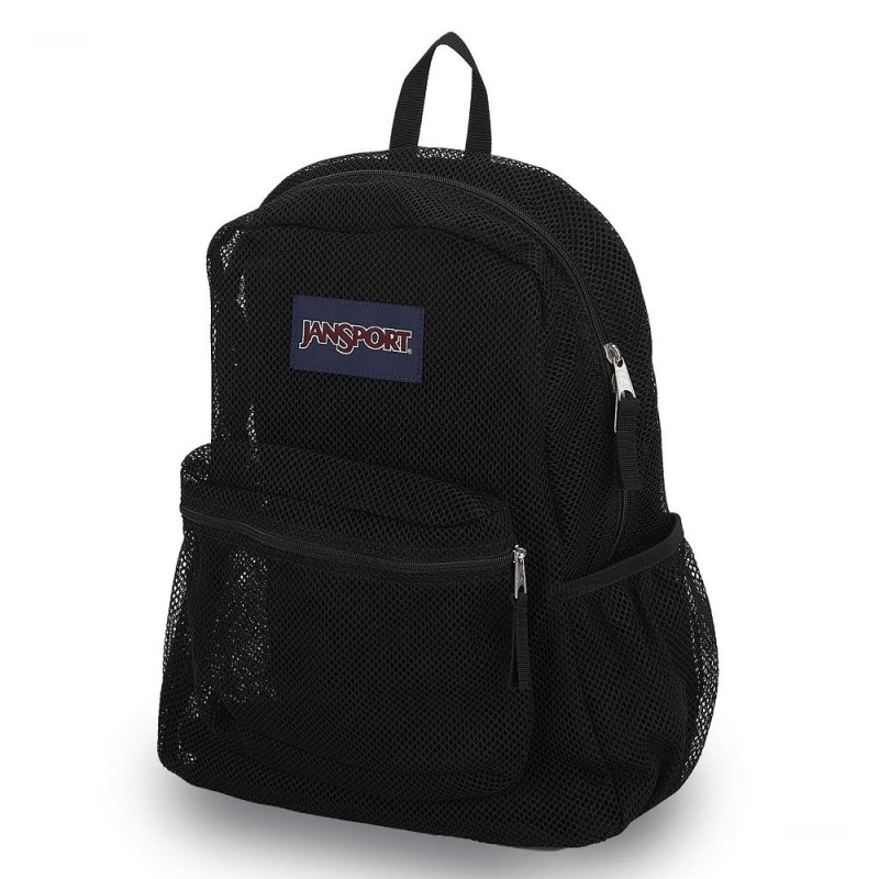 Batohy Školní batohy JanSport ECO MESH PACK Černé | CZZDE12909