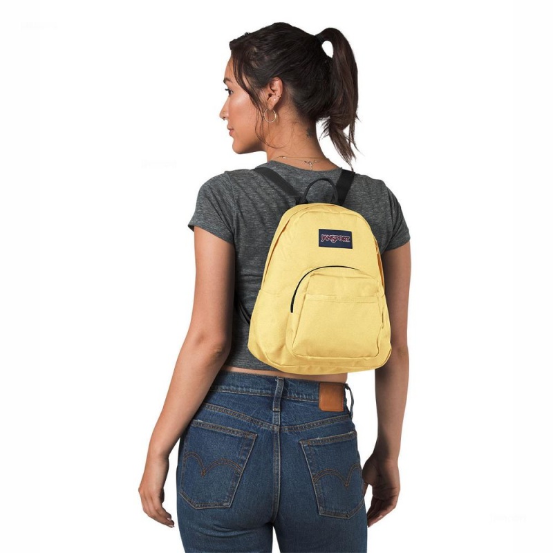 Batohy Školní batohy JanSport HALF PINT MINI Žluté | CZJZR36315