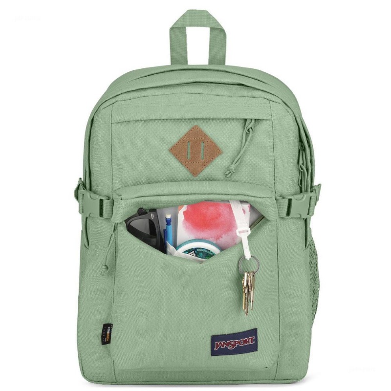 Batohy Školní batohy JanSport Main Campus FX Zelene | TCZWZ53473