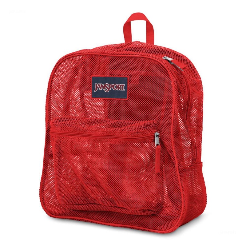 Batohy Školní batohy JanSport Mesh Pack Červené | CZIIZ86938