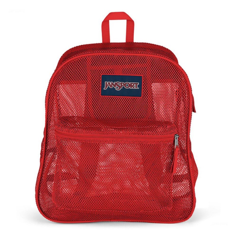 Batohy Školní batohy JanSport Mesh Pack Červené | CZIIZ86938