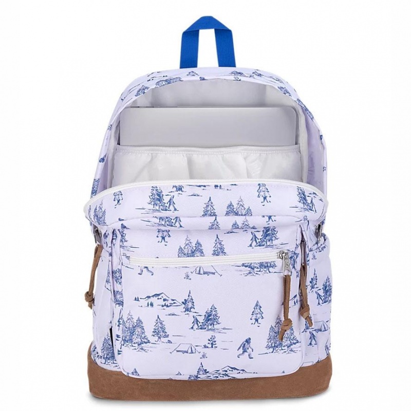 Batohy Školní batohy JanSport Right Pack Bílé Blankyt | ZCZNQ30694