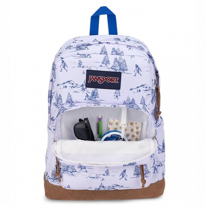 Batohy Školní batohy JanSport Right Pack Bílé Blankyt | ZCZNQ30694