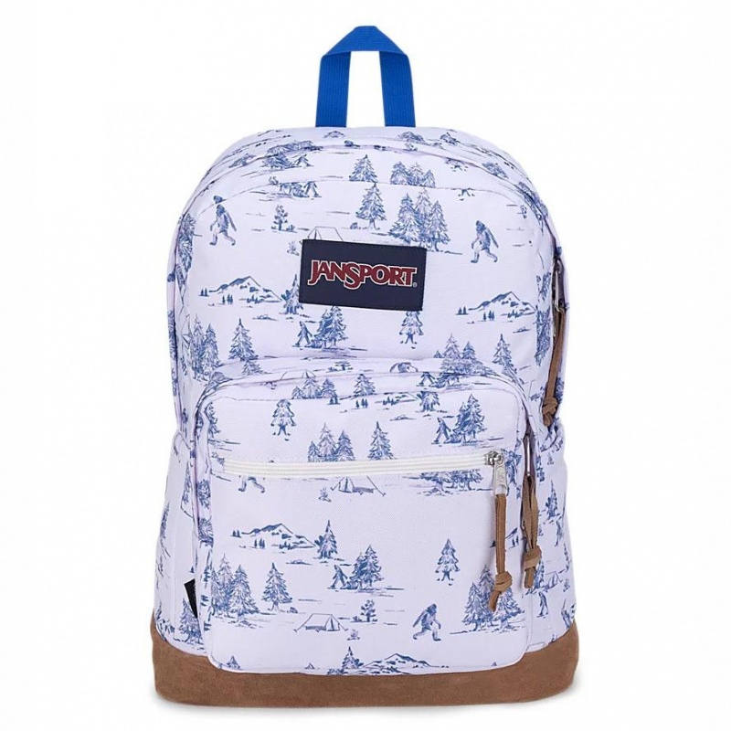 Batohy Školní batohy JanSport Right Pack Bílé Blankyt | ZCZNQ30694