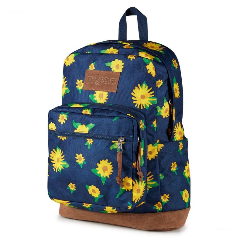 Batohy Školní batohy JanSport Right Pack Tmavě Blankyt Žluté | CZNZX14447