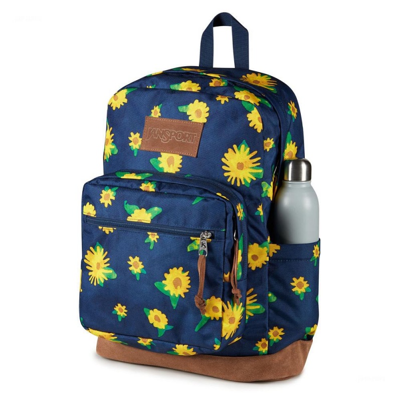 Batohy Školní batohy JanSport Right Pack Tmavě Blankyt Žluté | CZNZX14447