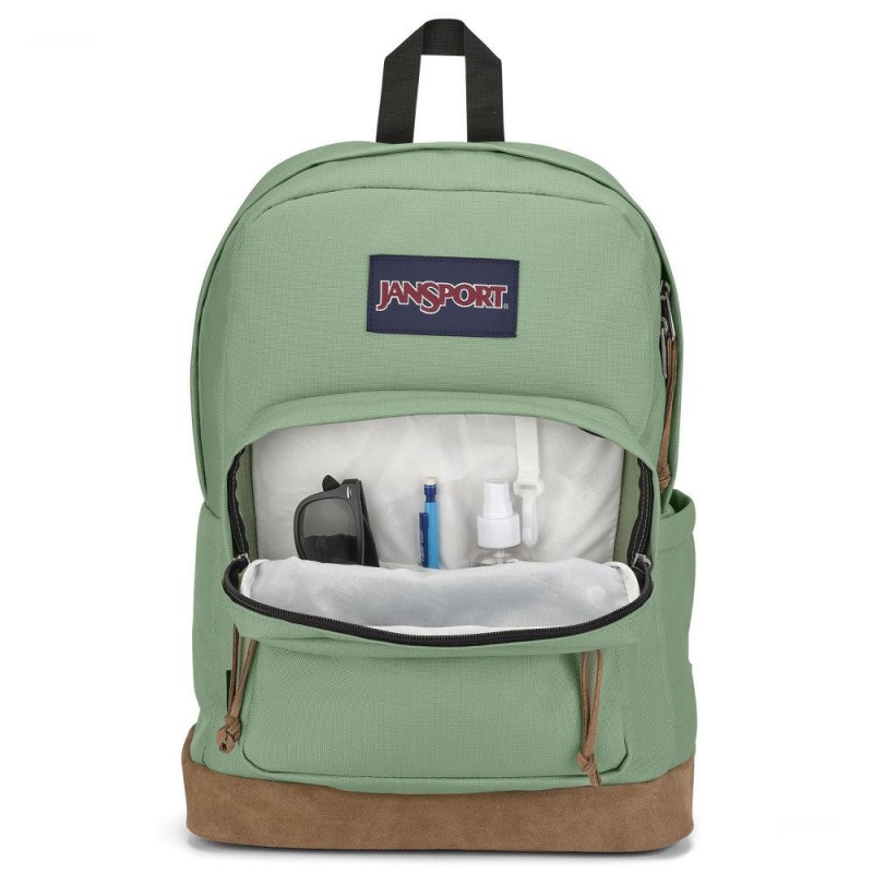 Batohy Školní batohy JanSport Right Pack Zelene | ACZWC83465