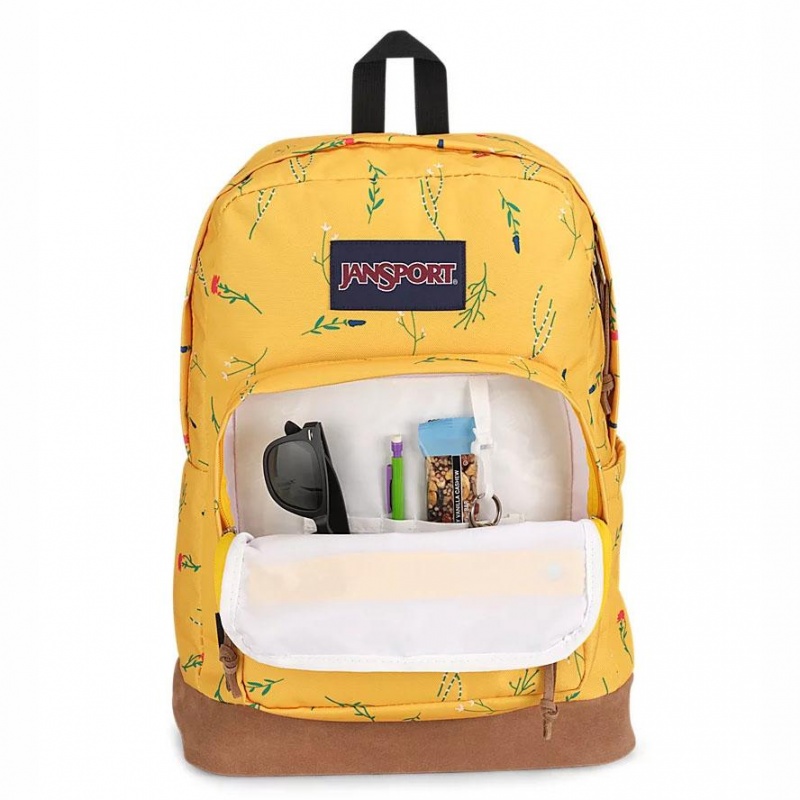 Batohy Školní batohy JanSport Right Pack Žluté | ECZVG82324