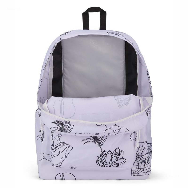 Batohy Školní batohy JanSport SuperBreak® Bílé | XCZGW74898