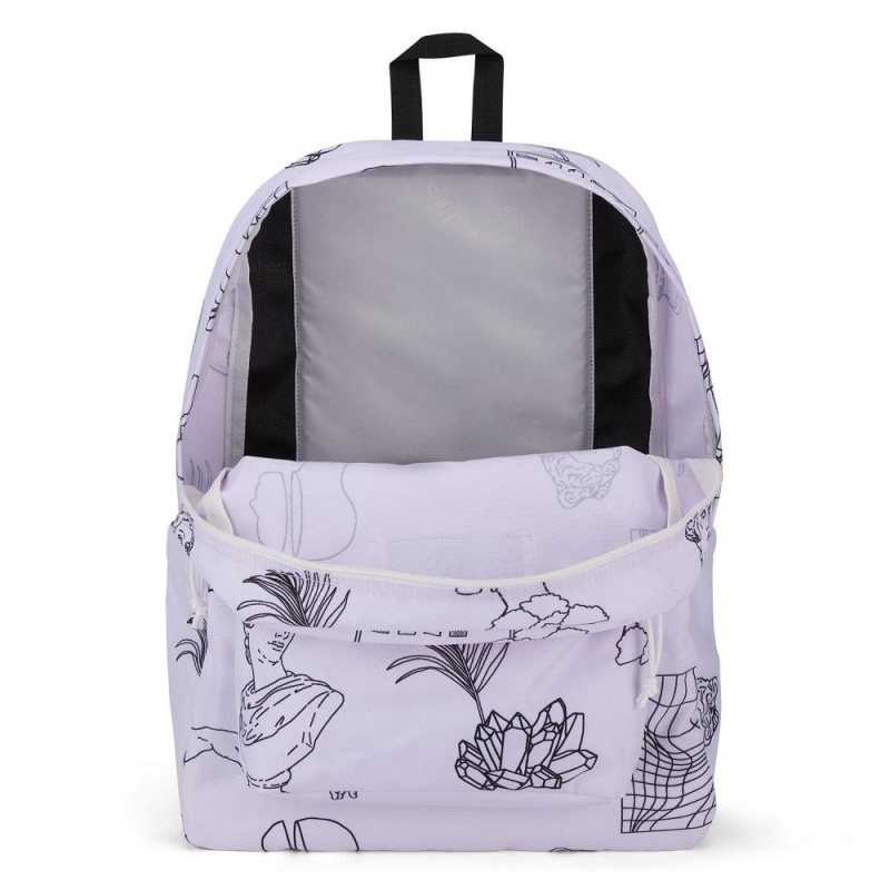 Batohy Školní batohy JanSport SuperBreak® Fialové | CZCVG12723