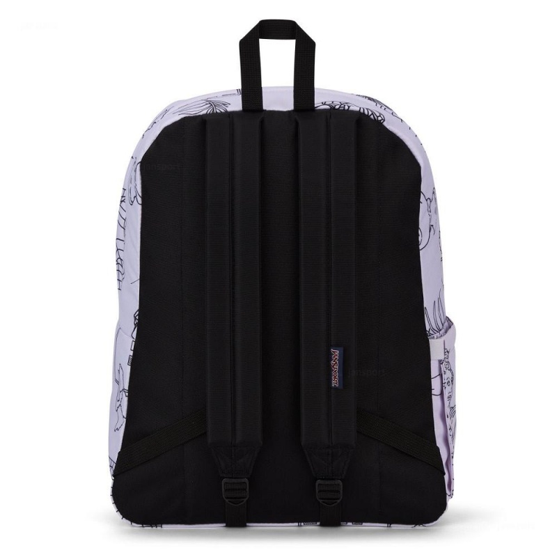 Batohy Školní batohy JanSport SuperBreak® Fialové | CZCVG12723