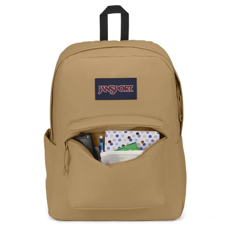 Batohy Školní batohy JanSport SuperBreak® Plus Hnědožlutý | ZCZNQ93454