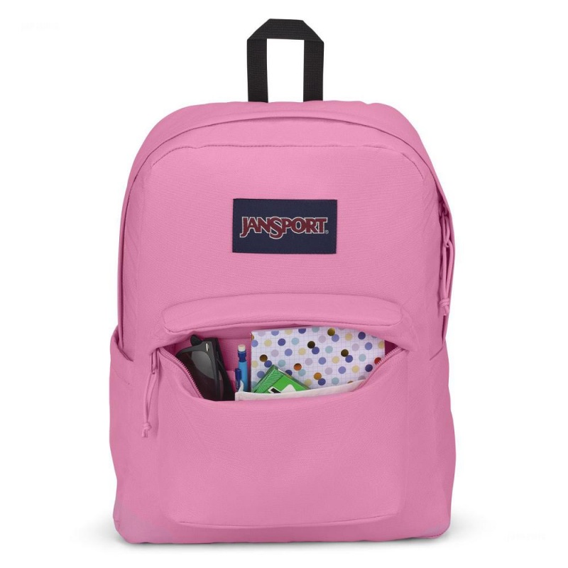 Batohy Školní batohy JanSport SuperBreak® Plus Růžové | CZZPD82861