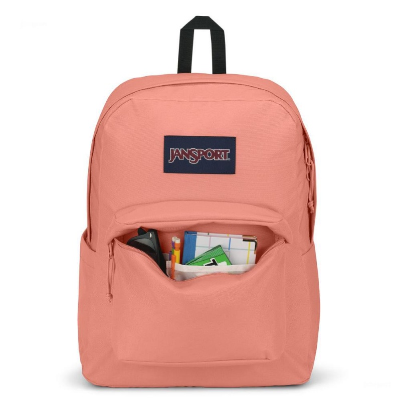 Batohy Školní batohy JanSport SuperBreak® Plus Růžové | LCZSX47825